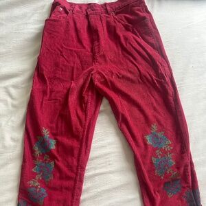 Farm Rio corduroy pants